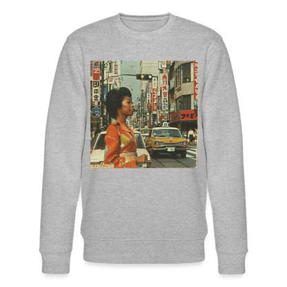 Yumi Sakamoto, Ekologisk sweatshirt CHANGER unisex från Stanley/Stella - gråmelerad