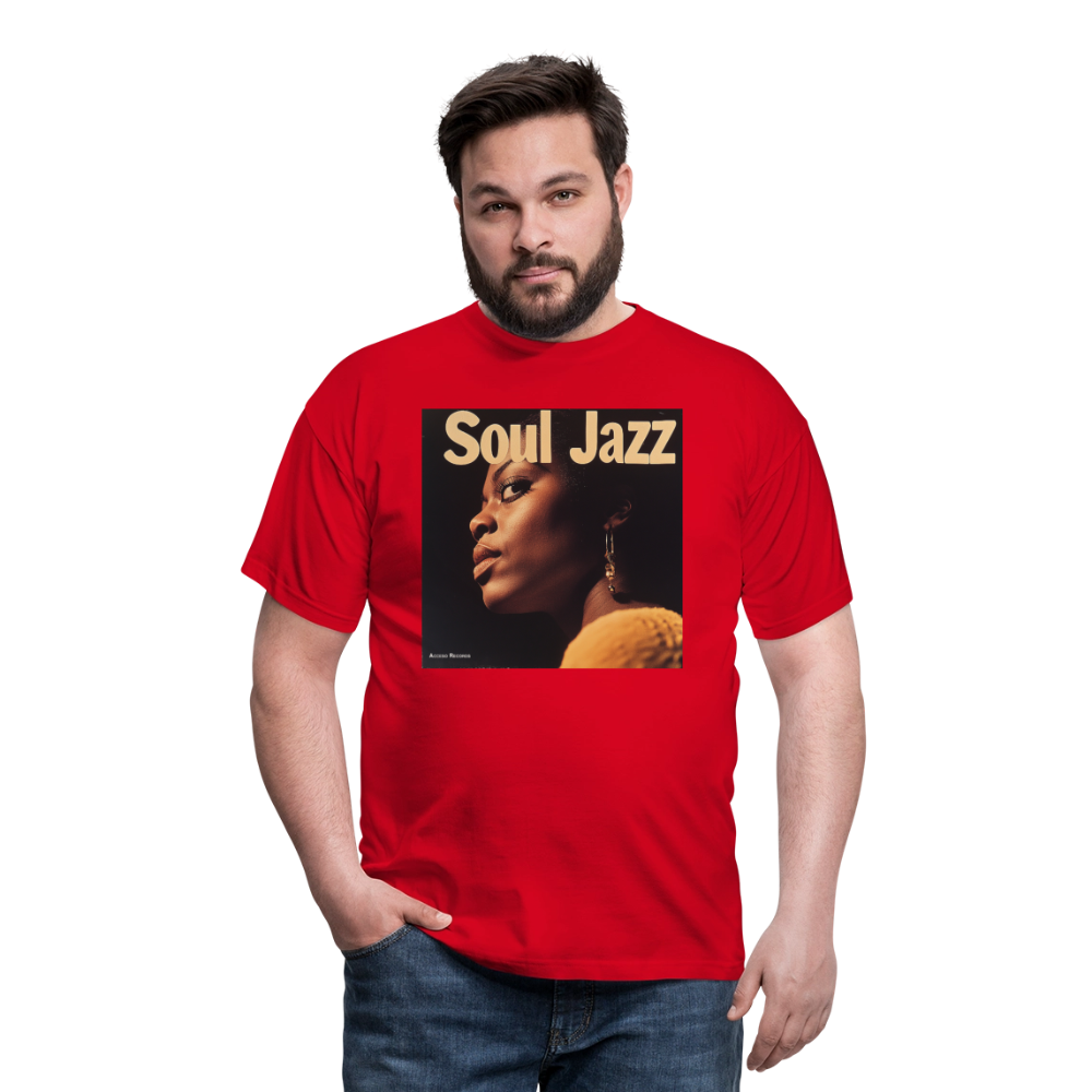 Acceso's Soul Groove: Jazz with a Beat, T-shirt herr - röd