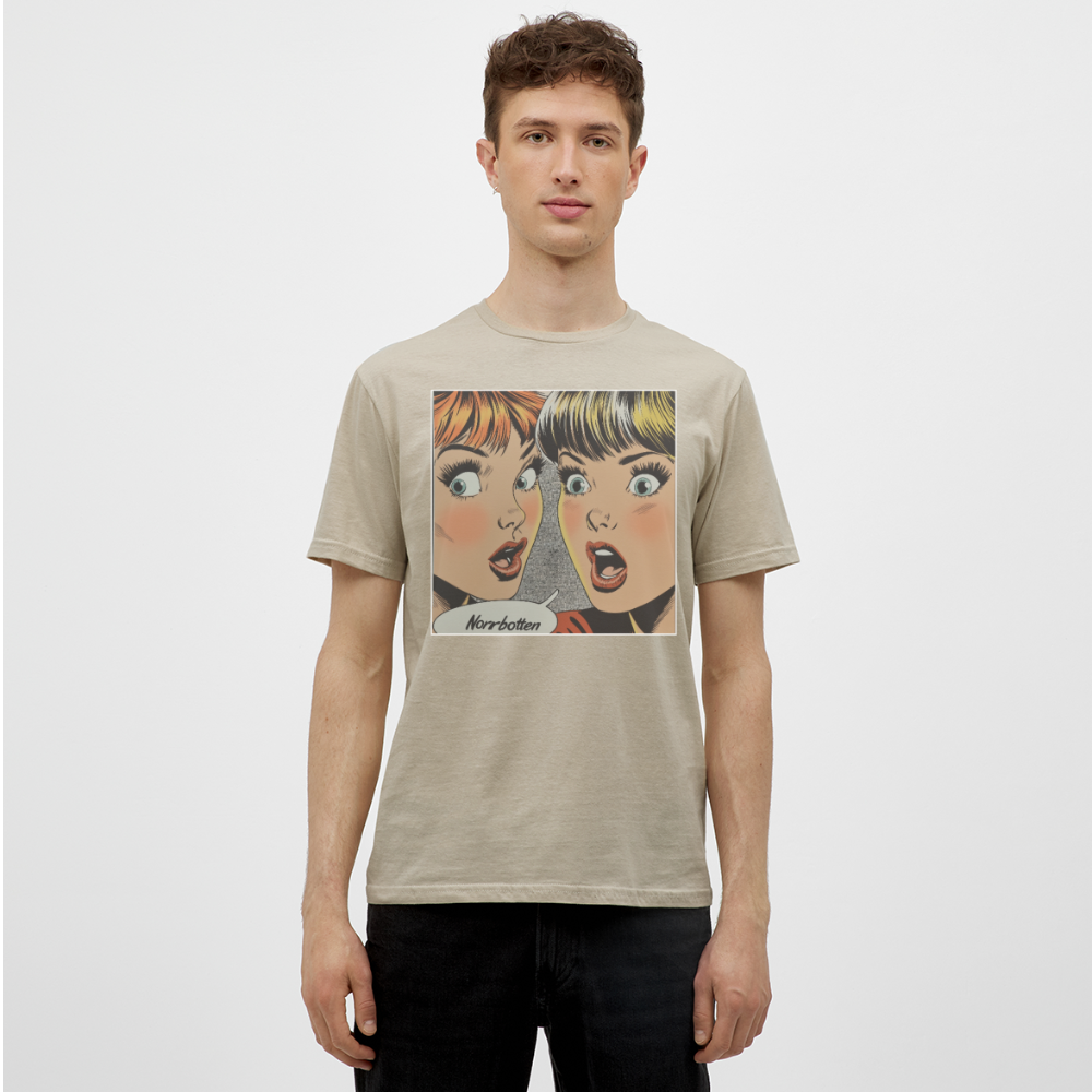 Förvånade röster från norr, T-shirt herr - sandbeige