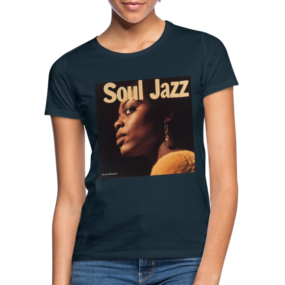 Acceso's Soul Groove: Jazz with a Beat, T-shirt dam - marinblå