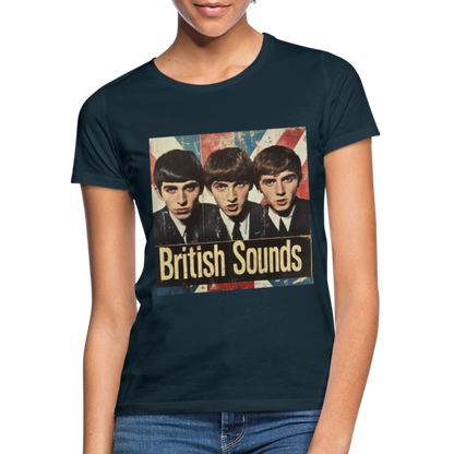 British sounds 1965, T-shirt dam - marinblå