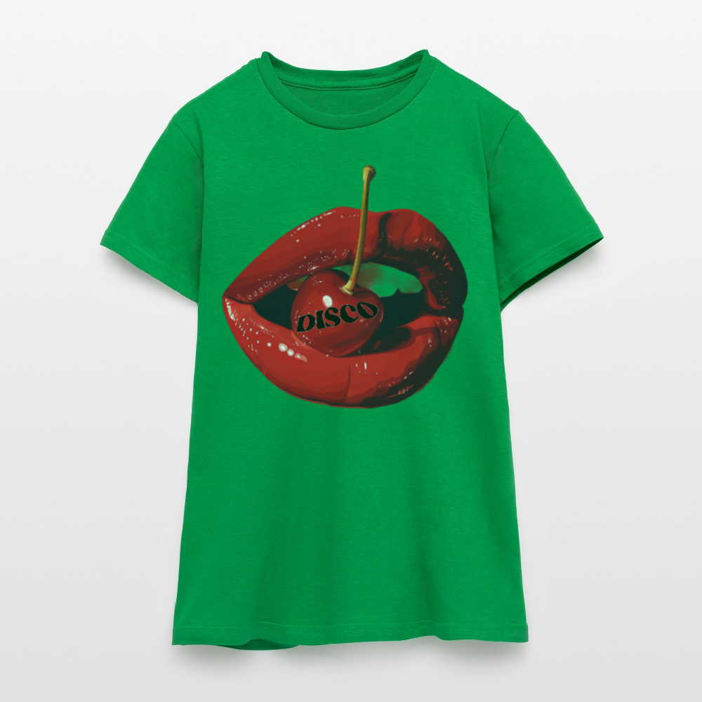 Taste of Disco, T-shirt dam - kellygrön