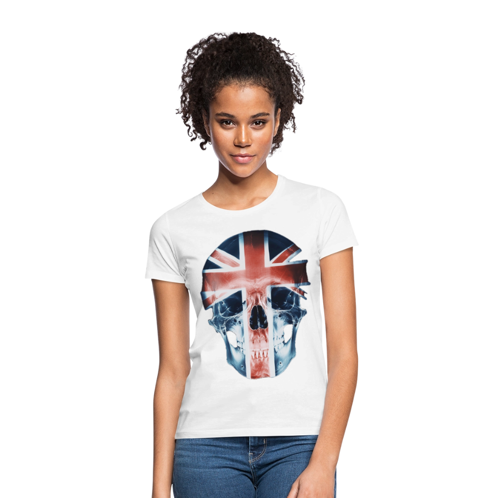 God Save the Skull, T-shirt dam - vit