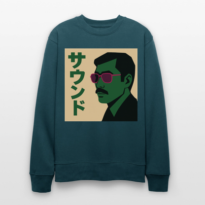 Nippon Sound, Ekologisk sweatshirt CHANGER unisex från Stanley/Stella - mörk petrol