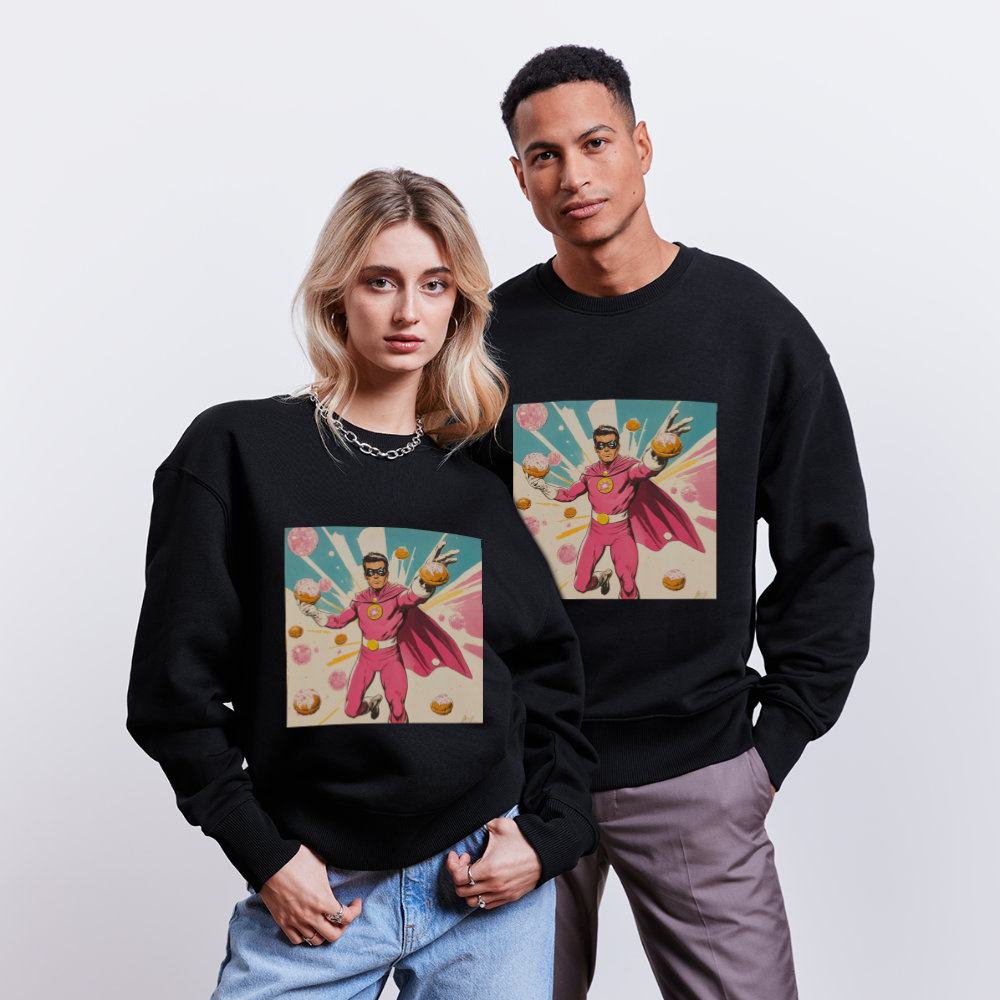 Frosting-Fury, Ekologisk oversizetröja RADDER unisex från Stanley/Stella - svart