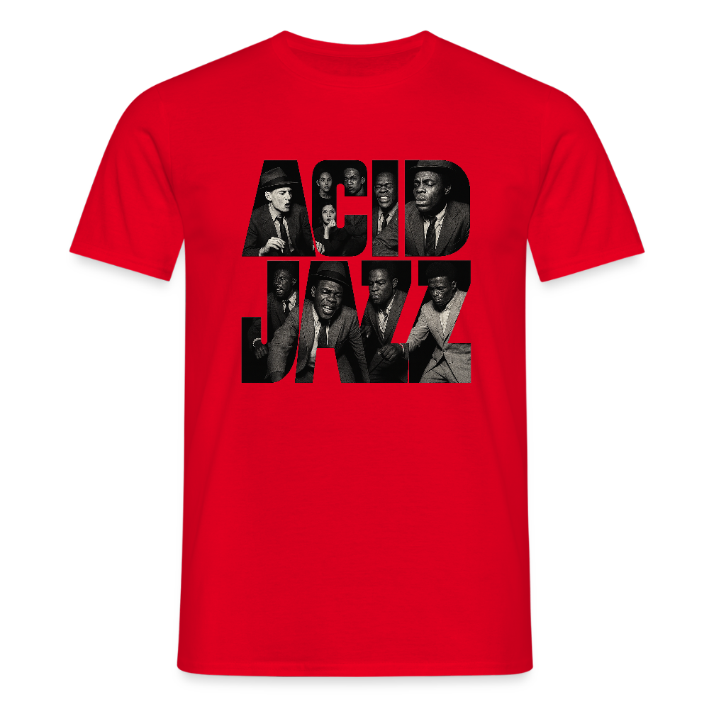 80s Club Jazzdance, T-shirt herr - röd