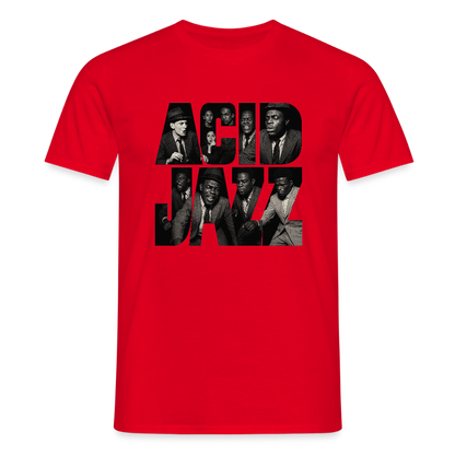 80s Club Jazzdance, T-shirt herr - röd