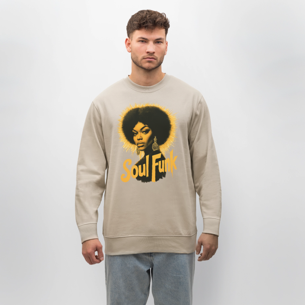 Soul Funk, Ekologisk sweatshirt CHANGER unisex från Stanley/Stella - beige