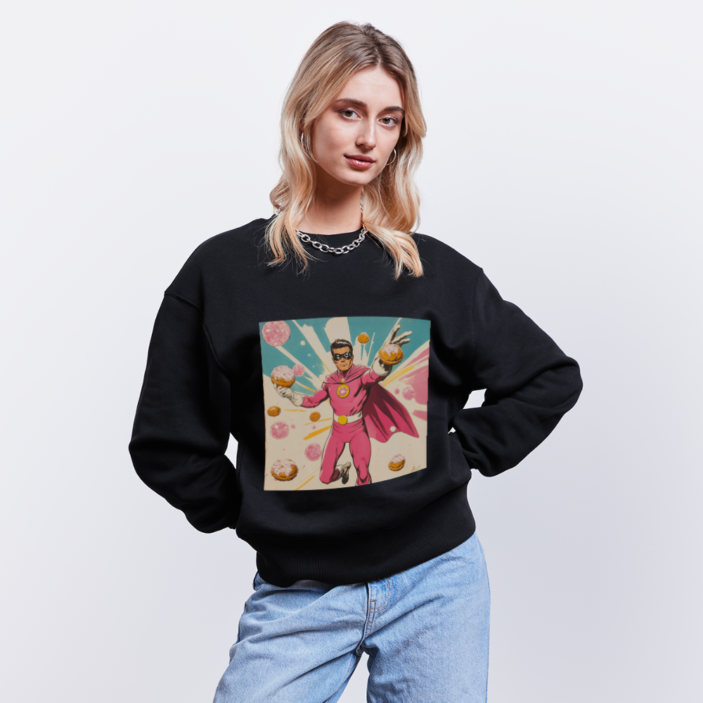 Frosting-Fury, Ekologisk oversizetröja RADDER unisex från Stanley/Stella - svart
