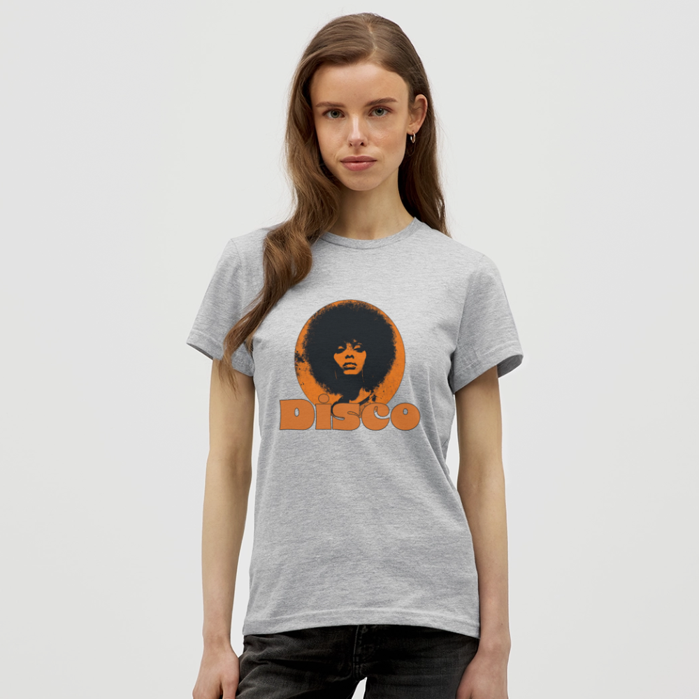 Disco Inferna, T-shirt dam - gråmelerad