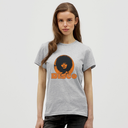 Disco Inferna, T-shirt dam - gråmelerad