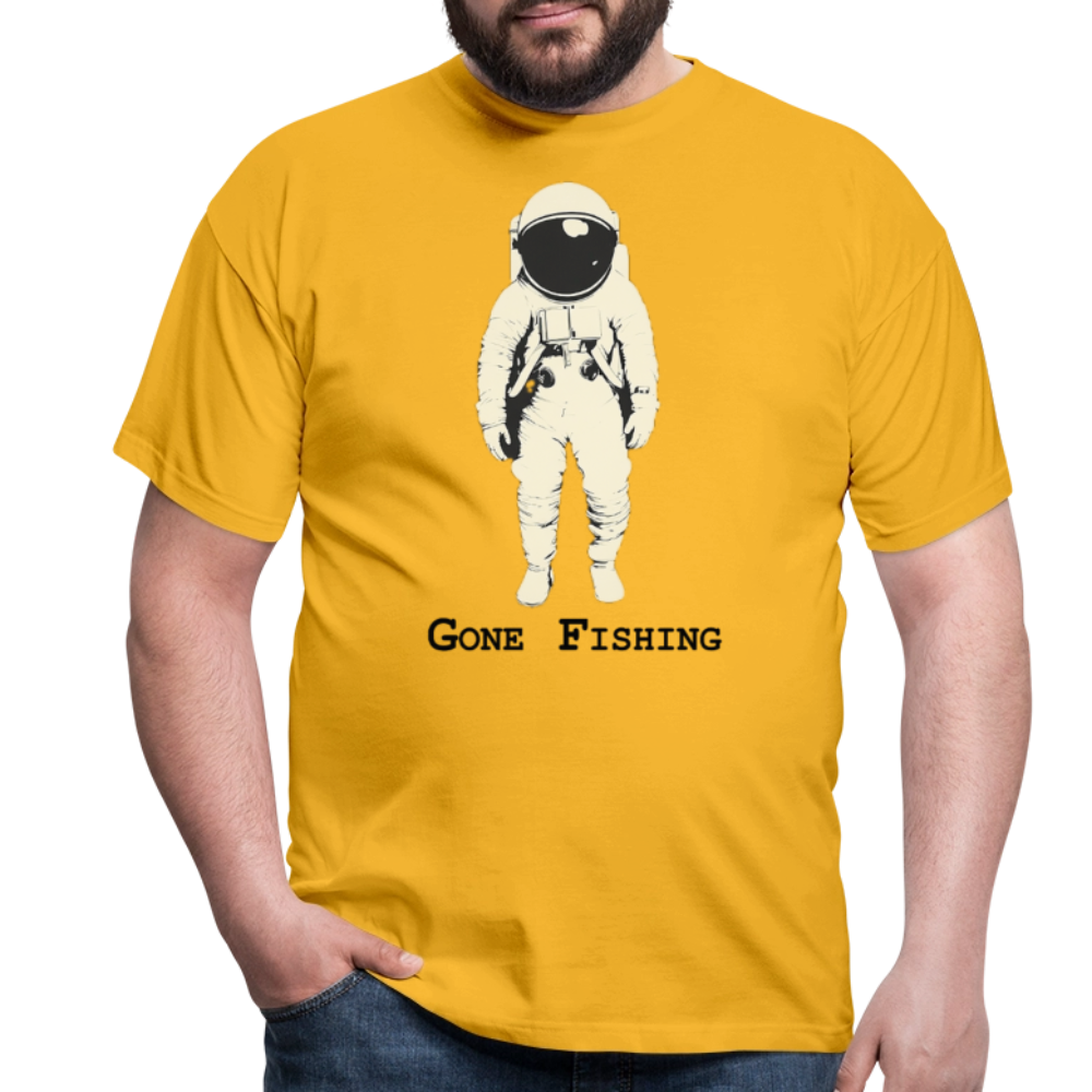 Drifting Beyond – Gone Fishing, T-shirt herr - gul