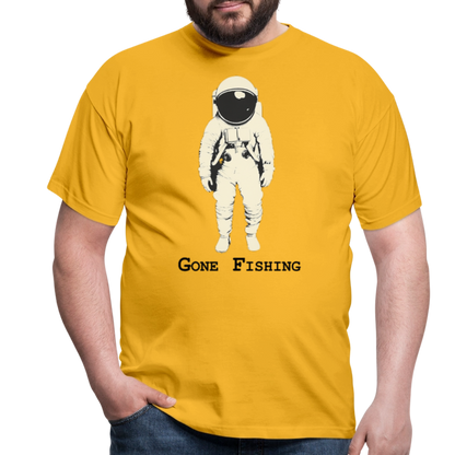 Drifting Beyond – Gone Fishing, T-shirt herr - gul