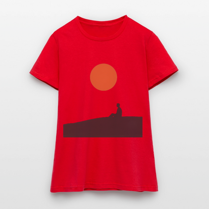 Under the sun, T-shirt dam - röd