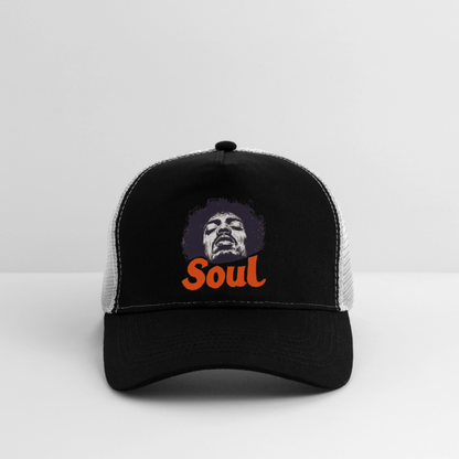 A Soul Awakening, Trucker Cap - svart/stengrå