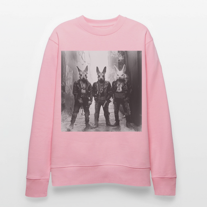 The Hare Raisers, Ekologisk sweatshirt CHANGER unisex från Stanley/Stella - ljusrosa