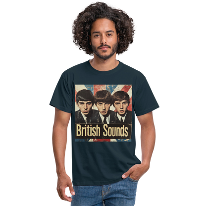 British sounds 1965, T-shirt herr - marinblå