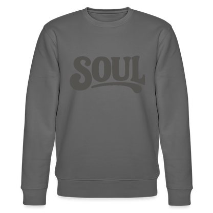 All About Soul, Ekologisk sweatshirt CHANGER unisex från Stanley/Stella - kolgrå