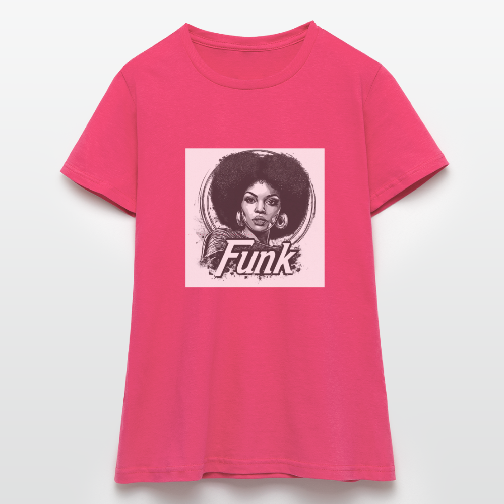 Funk Queen: Power in Motion, T-shirt dam - azalea