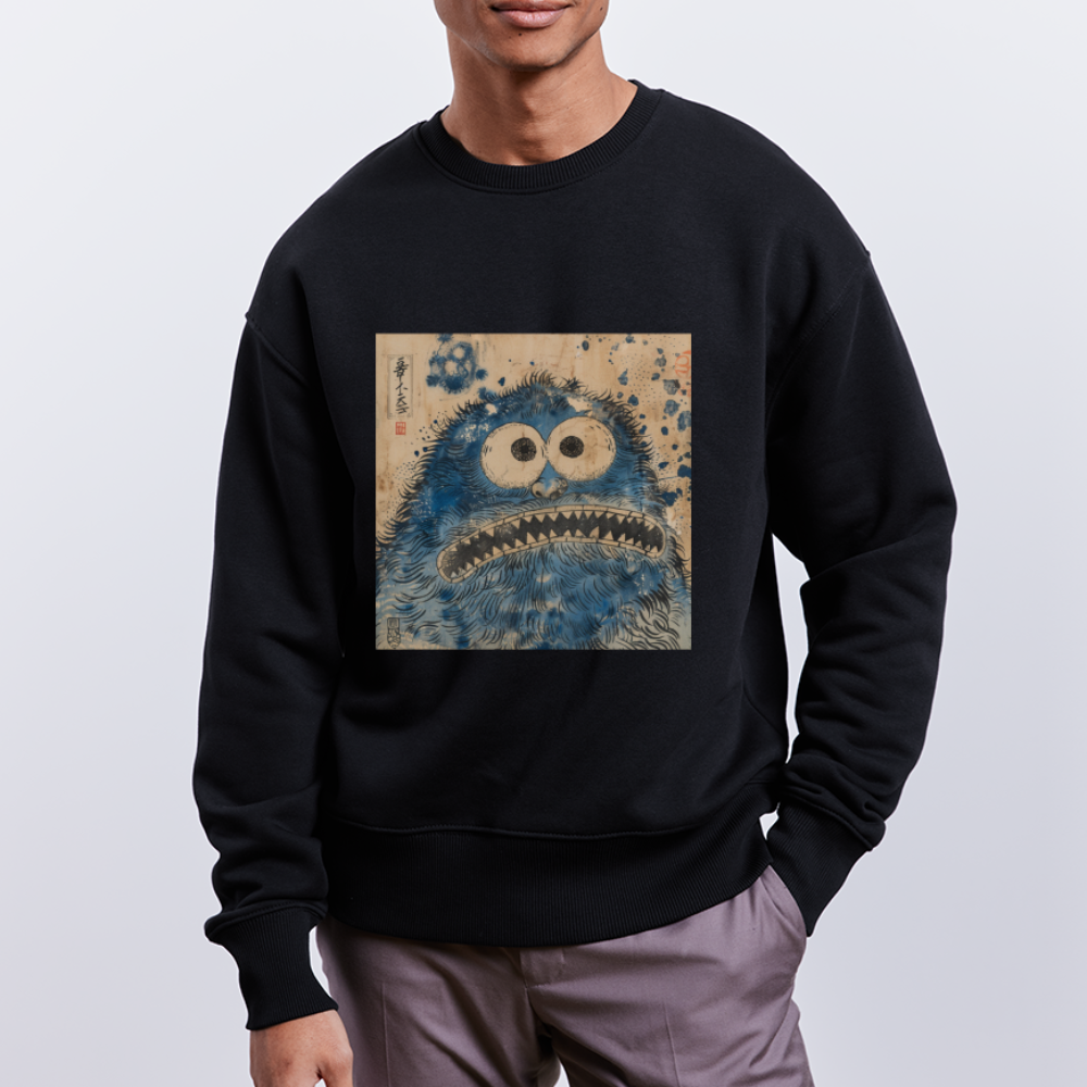 Uramiko ramlar i vattnet, Ekologisk oversizetröja RADDER unisex från Stanley/Stella - svart