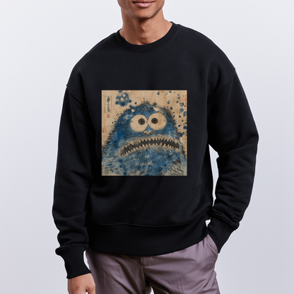 Uramiko ramlar i vattnet, Ekologisk oversizetröja RADDER unisex från Stanley/Stella - svart