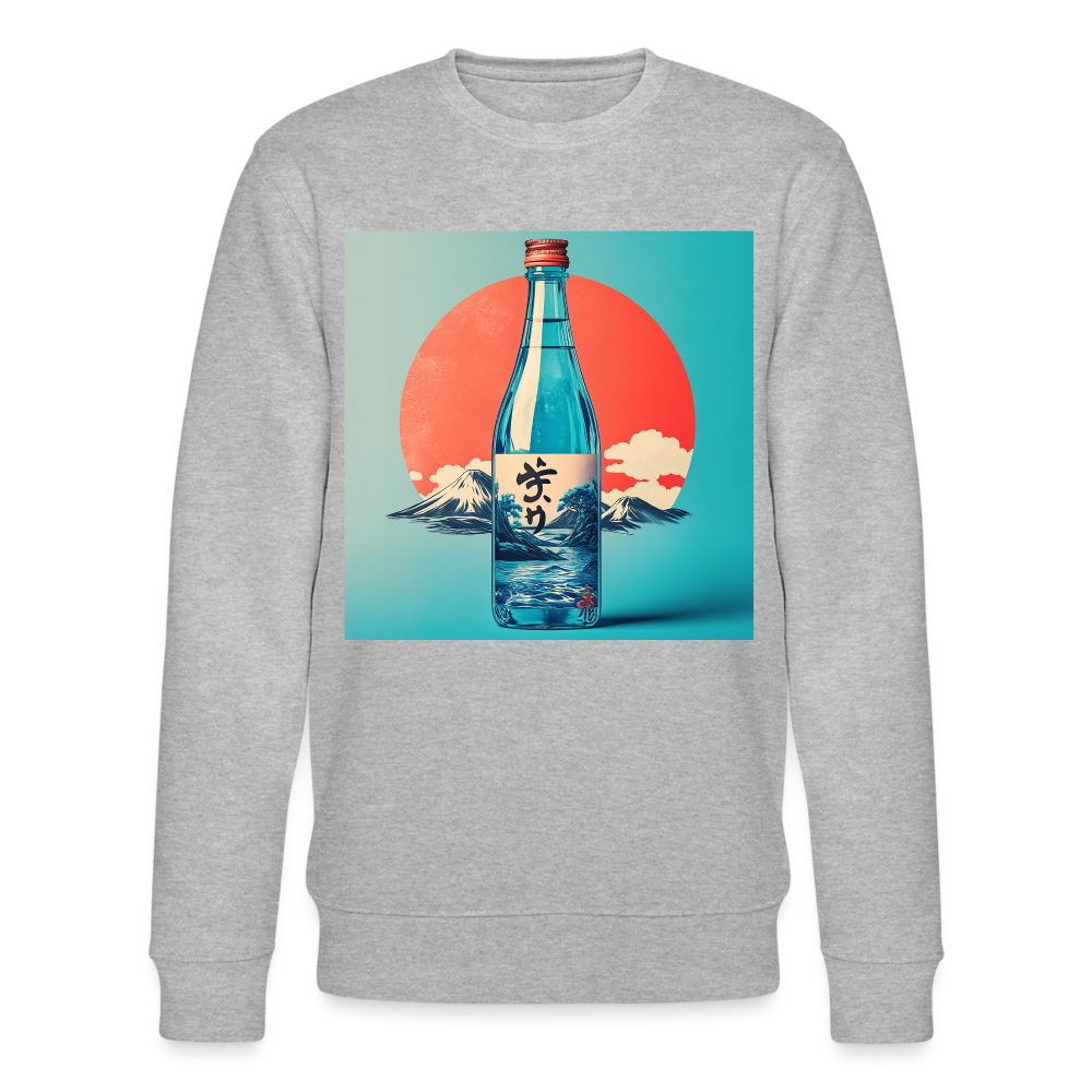 Stillhet i glas, Ekologisk sweatshirt CHANGER unisex från Stanley/Stella - gråmelerad