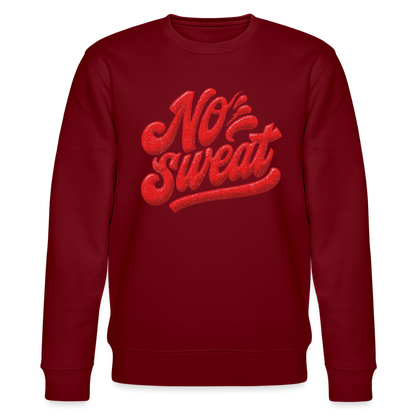 No Sweat, Ekologisk sweatshirt CHANGER unisex från Stanley/Stella - vinröd