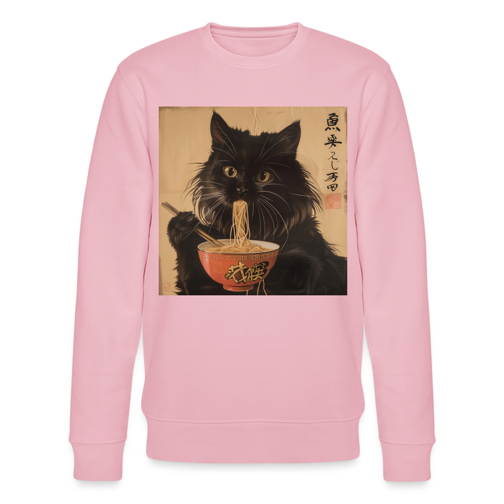 Kejsarens Katt och Ramens Hemlighet, Ekologisk sweatshirt CHANGER unisex från Stanley/Stella - ljusrosa