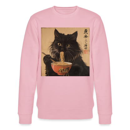 Kejsarens Katt och Ramens Hemlighet, Ekologisk sweatshirt CHANGER unisex från Stanley/Stella - ljusrosa