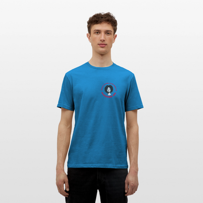 Where Music Lives – Powered by Acceso Family (small print), T-shirt unisex - kungsblå