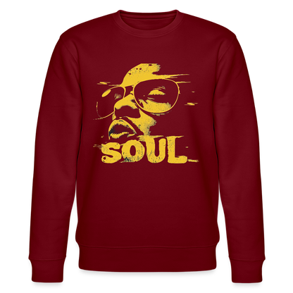 Funky Soul, Ekologisk sweatshirt CHANGER unisex från Stanley/Stella - vinröd
