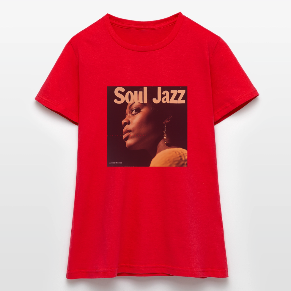 Acceso's Soul Groove: Jazz with a Beat, T-shirt dam - röd