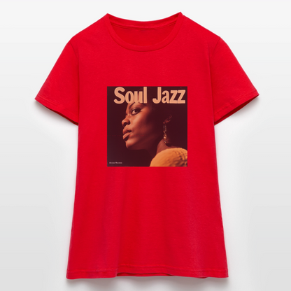 Acceso's Soul Groove: Jazz with a Beat, T-shirt dam - röd