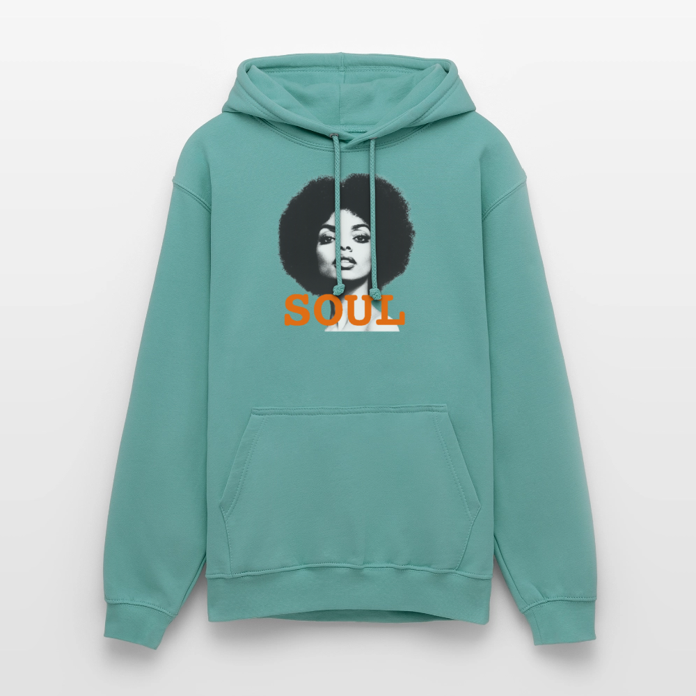 Luvtröja unisex - pastellturkos