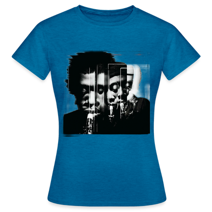 Between Breaths, T-shirt dam - antikblå safirljung