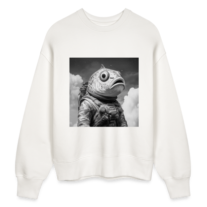 En ensam simtur i universum, Ekologisk oversizetröja RADDER unisex från Stanley/Stella - OFF WHITE