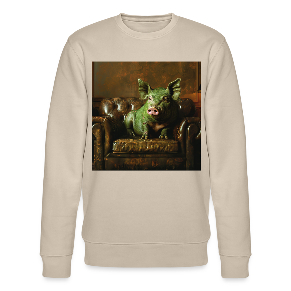 Grön Elegans, Ekologisk sweatshirt CHANGER unisex från Stanley/Stella - beige