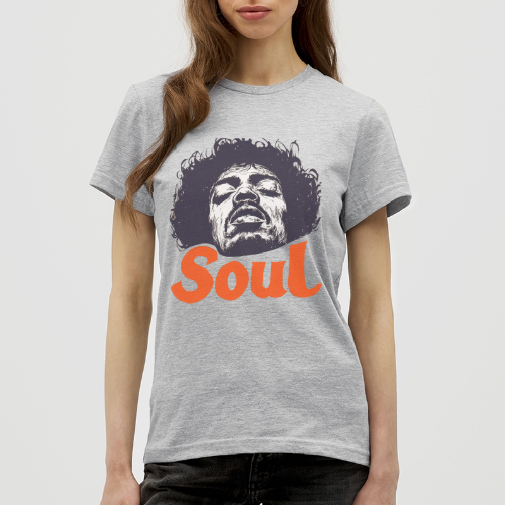 A Soul Awakening, T-shirt dam - gråmelerad