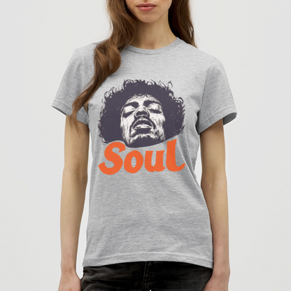 A Soul Awakening, T-shirt dam - gråmelerad