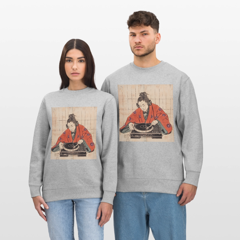 Echo från Edo, Ekologisk sweatshirt CHANGER unisex från Stanley/Stella - gråmelerad