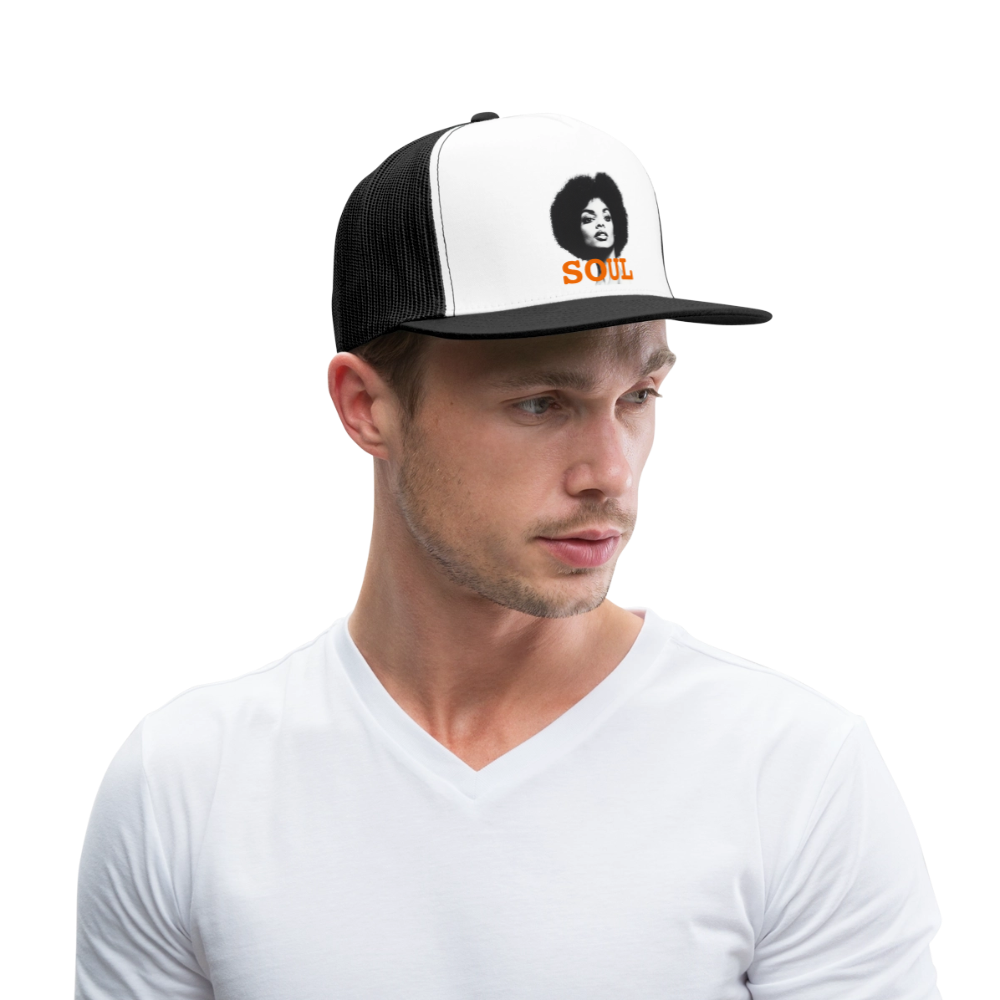 Soul PWR, Trucker Cap - vit/svart