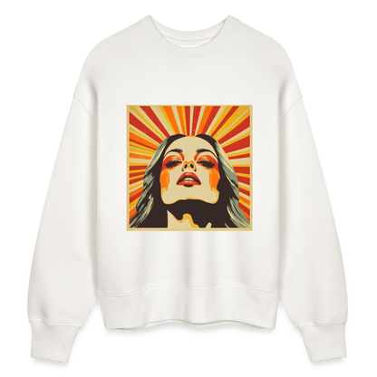 Sun Girl, Ekologisk oversizetröja RADDER unisex från Stanley/Stella - OFF WHITE