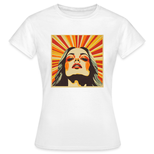 Sun Girl, T-shirt dam - vit