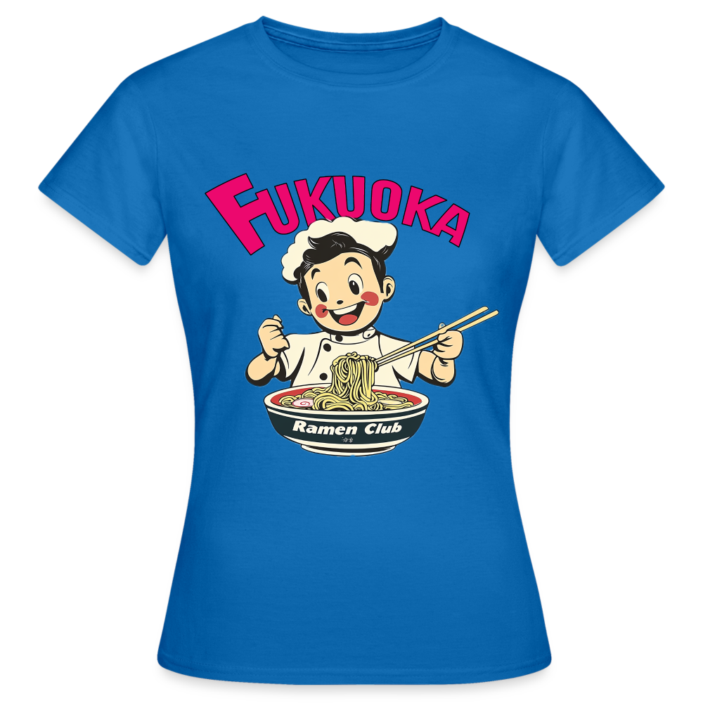 Fukuoka Ramen Club, T-shirt dam - royalblå