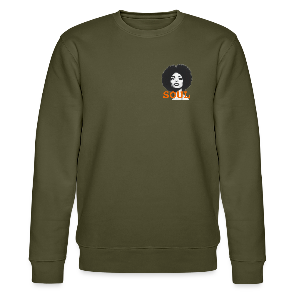 SOUL PWR, Ekologisk sweatshirt CHANGER unisex från Stanley/Stella - kaki
