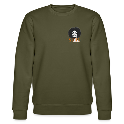 SOUL PWR, Ekologisk sweatshirt CHANGER unisex från Stanley/Stella - kaki