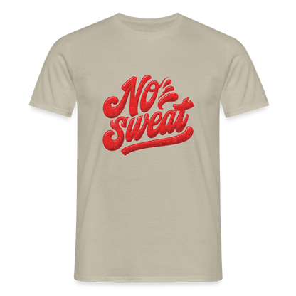 No sweat, T-shirt unisex - sandbeige
