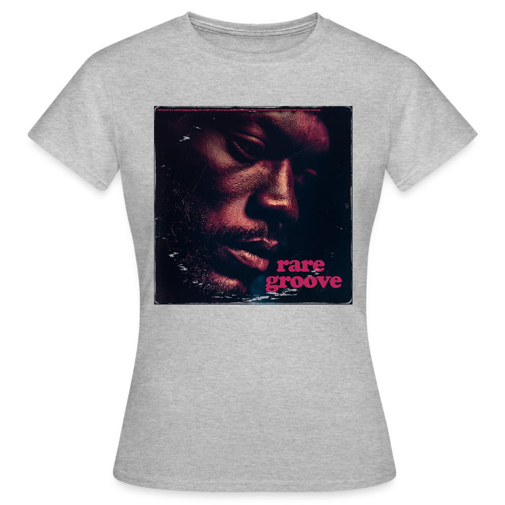 Groove Rare, T-shirt dam - gråmelerad