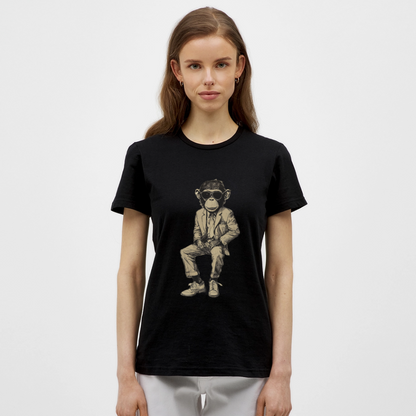 Mod Monkey, T-shirt dam - svart