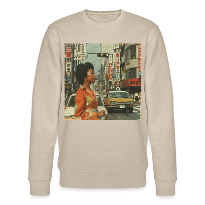 Yumi Sakamoto, Ekologisk sweatshirt CHANGER unisex från Stanley/Stella - beige